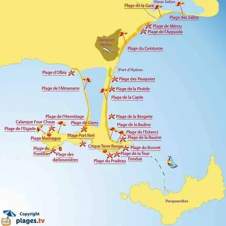 Apartamento L'Abri Cotier Presqu'Ile De Giens Hyères Exterior foto